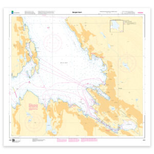 Kartverket – havnekart 460: Bergen havn