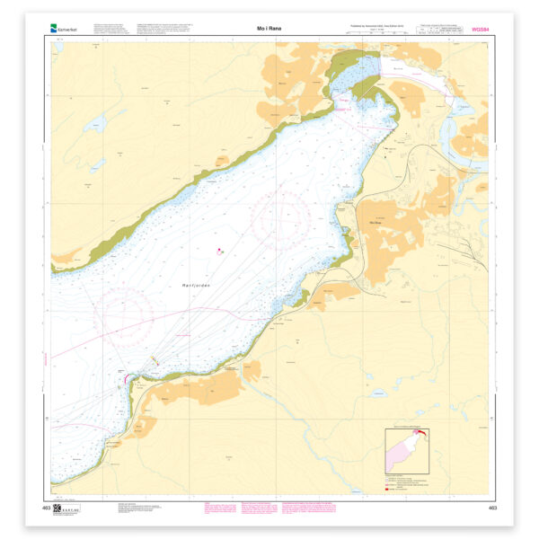 Kartverket – havnekart 463: Mo i Rana