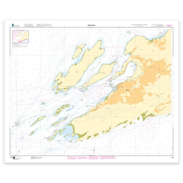 Kartverket – havnekart 476: Bodø havn
