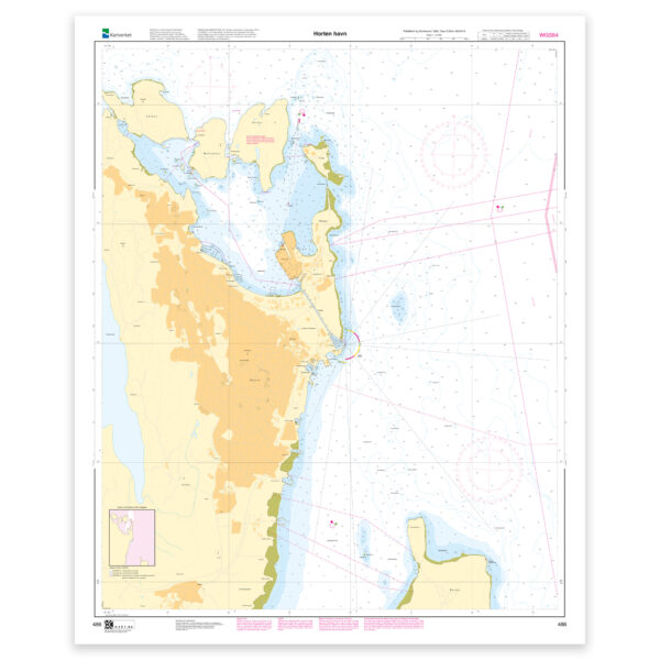Kartverket – havnekart 486: Horten havn