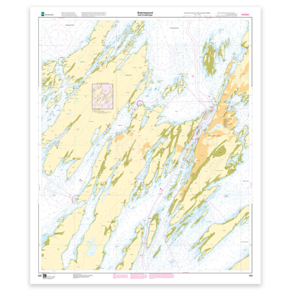 Kartverket – havnekart 488: Brønnøysund med innseilinger