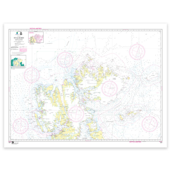 Kartverket – overseilingskart 507: INT 9313 / Svalbard. Nordsvalbard