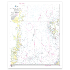 Kartverket – overseilingskart 515: INT 932 / Svalbard – Grønland