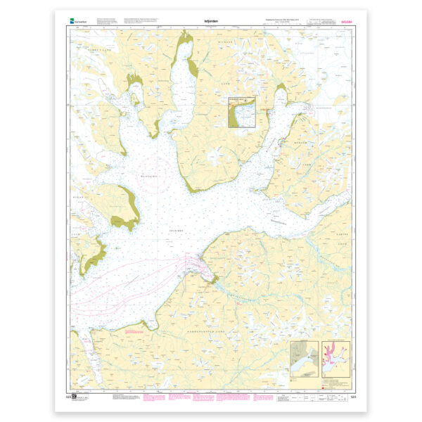 Kartverket – Svalbardkart 523 Isfjorden