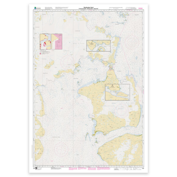 Kartverket – Svalbardkart 533 Storfjorden. Freemansundet – Heleysundet – Sørporten