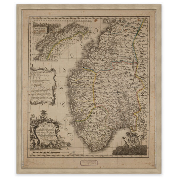 Norgeskart 1761 - Image 2