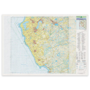 Kartverket - landkart (N50): 03-A Bryne