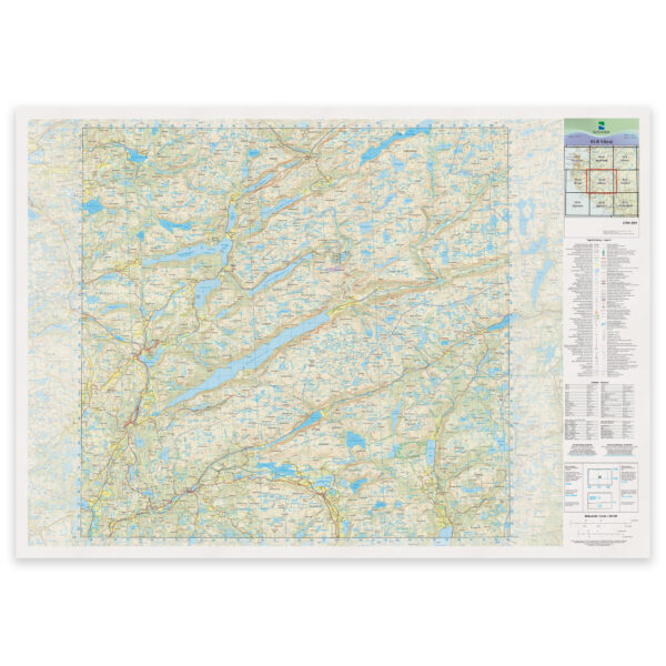 Kartverket - landkart (N50): 03-B Vikeså