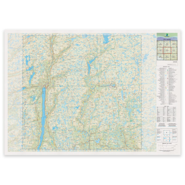 Kartverket - landkart (N50): 03-C Tonstad