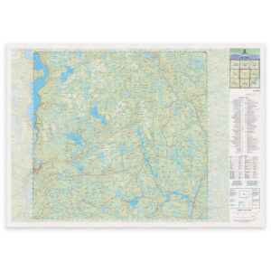 Kartverket - landkart (N50): 03-E Evje