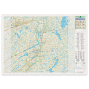 Kartverket - landkart (N50): 04-C Sinnes