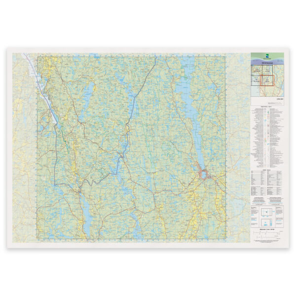 Kartverket - landkart (N50): 04-K Kornsjø