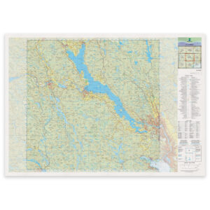 Kartverket - landkart (N50): 05-H Ulefoss