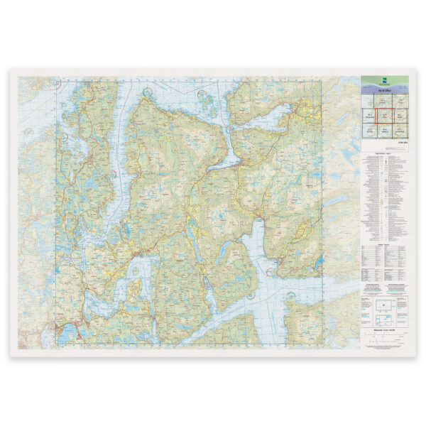 Kartverket - landkart (N50): 06-B Ølen