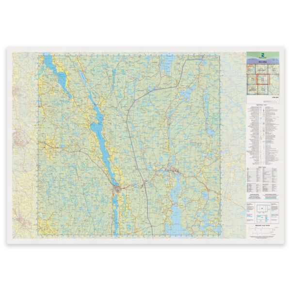 Kartverket - landkart (N50): 06-L Ørje