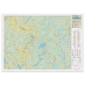 Kartverket - landkart (N50): 07-J Bjørkelangen