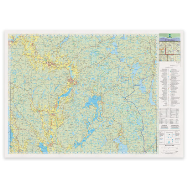 Kartverket - landkart (N50): 07-J Bjørkelangen
