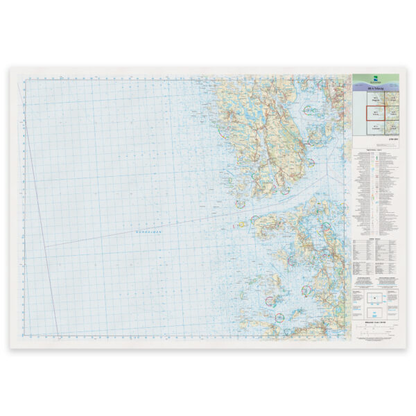 Kartverket - landkart (N50): 08-A Telavåg