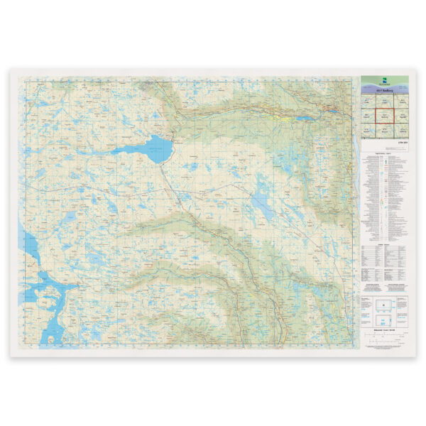 Kartverket - landkart (N50): 08-F Rødberg