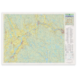 Kartverket - landkart (N50): 08-J Skarnes
