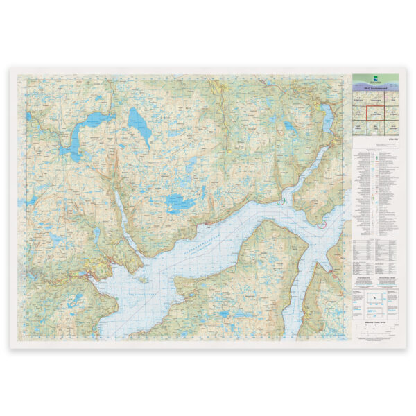 Kartverket - landkart (N50): 09-C Norheimsund