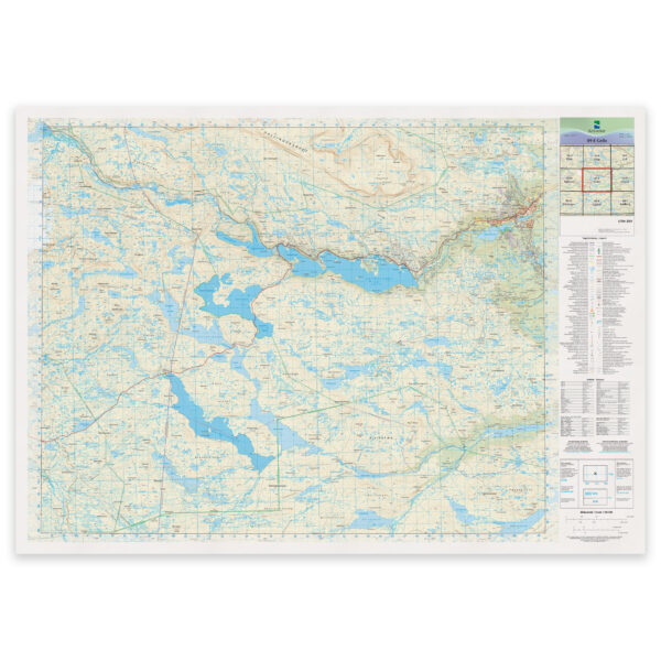 Kartverket - landkart (N50): 09-E Geilo