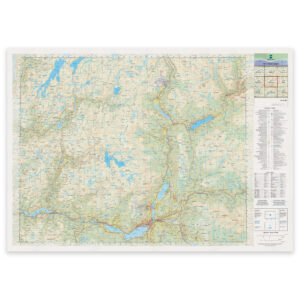 Kartverket - landkart (N50): 10-C Vossavangen