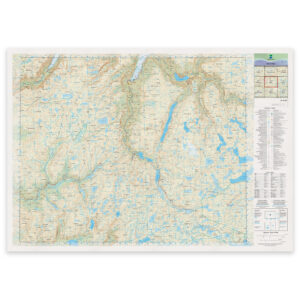 Kartverket - landkart (N50): 10-D Flåm