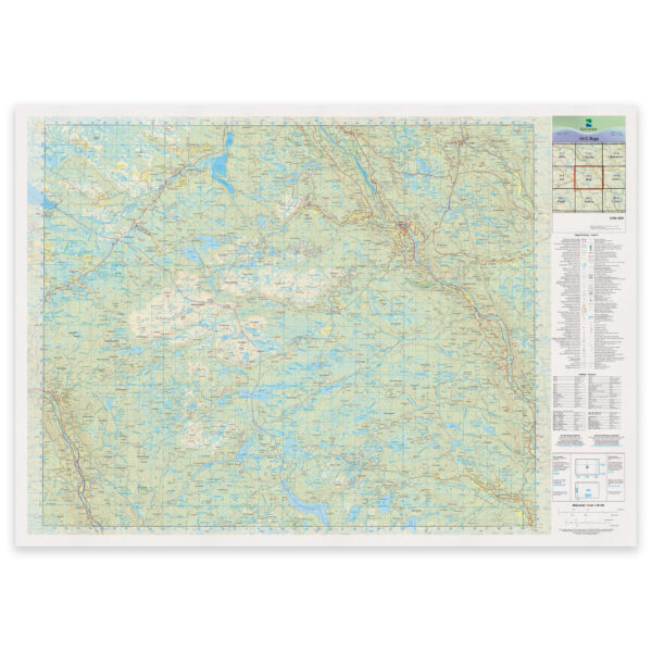 Kartverket - landkart (N50): 10-G Bagn