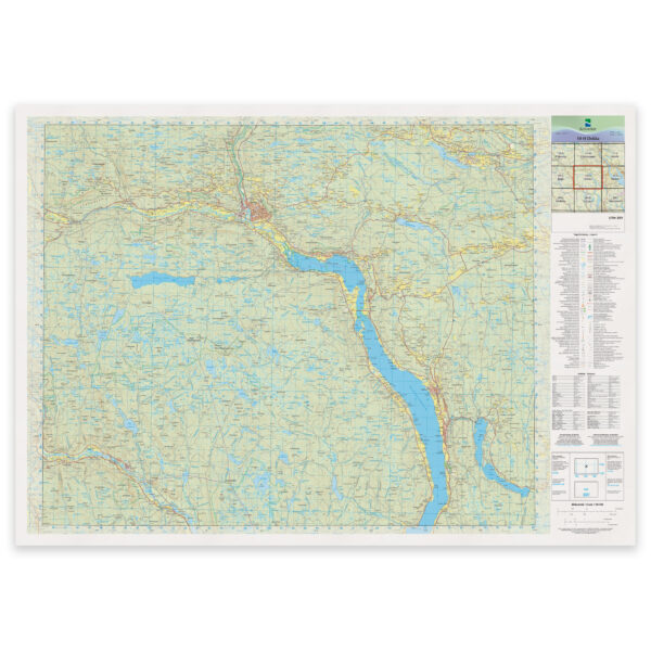 Kartverket - landkart (N50): 10-H Dokka
