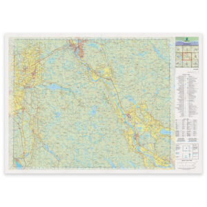 Kartverket - landkart (N50): 10-J Elverum