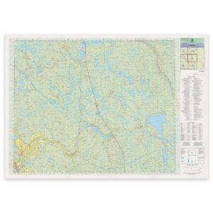 Kartverket - landkart (N50): 10-K Flisa
