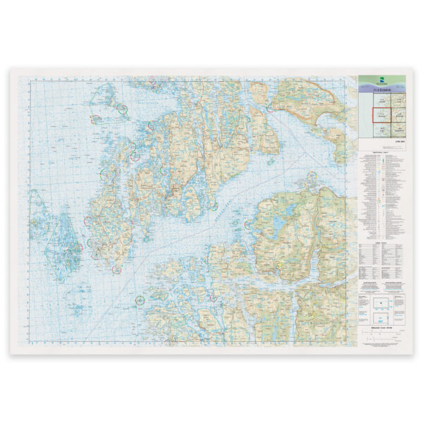 Kartverket - landkart (N50): 11-A Eivindvik