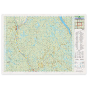 Kartverket - landkart (N50): 11-J Rena