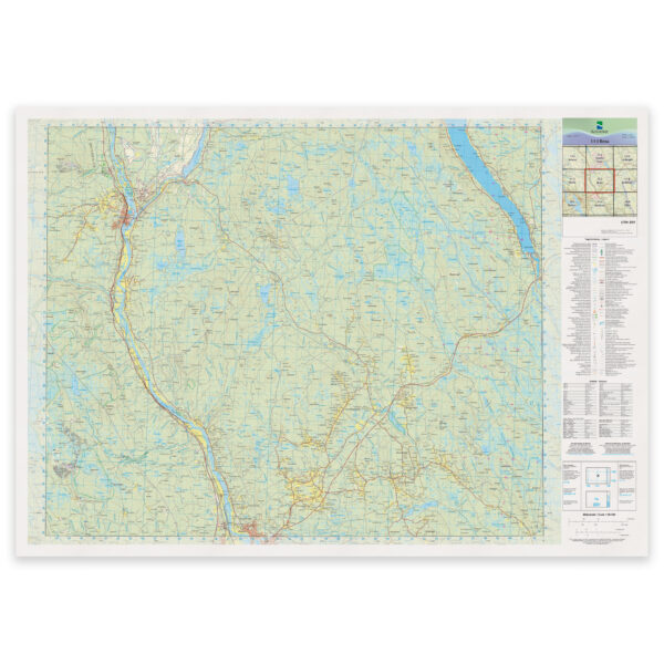Kartverket - landkart (N50): 11-J Rena