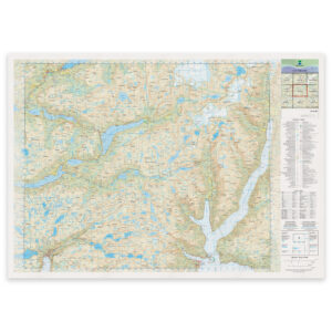 Kartverket - landkart (N50): 12-C Høyanger