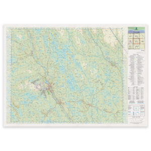 Kartverket - landkart (N50): 12-K Innbygda