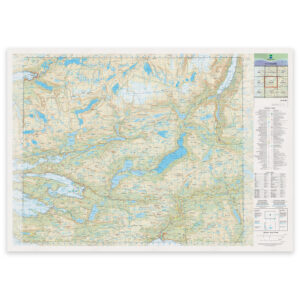 Kartverket - landkart (N50): 13-B Naustdal