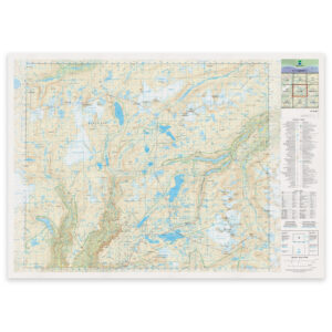 Kartverket - landkart (N50): 13-E Sognefjellet