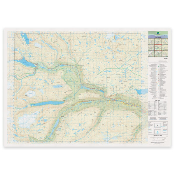 Kartverket - landkart (N50): 14-E Grotli