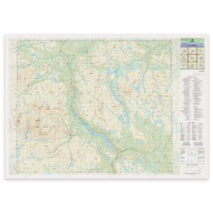 Kartverket - landkart (N50): 14-H Atnbrua