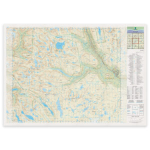 Kartverket - landkart (N50): 15-E Bjorli