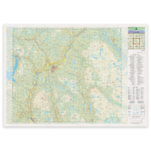 Kartverket - landkart (N50): 15-I Tynset