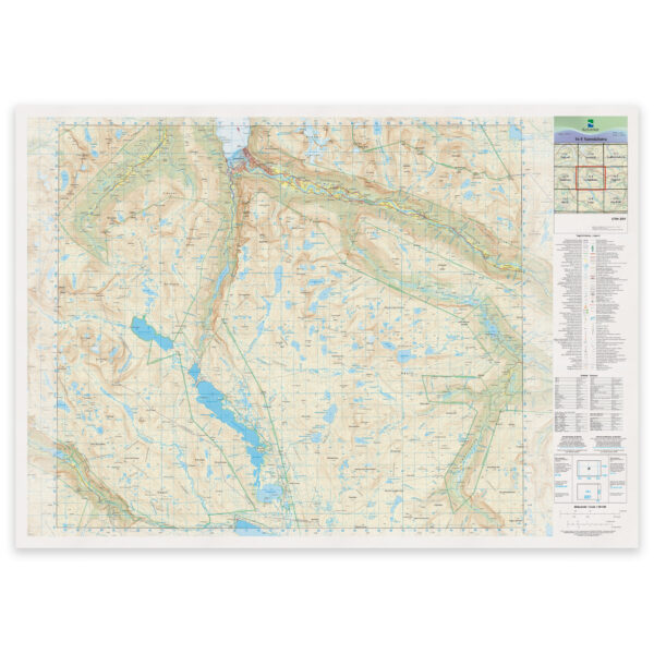 Kartverket - landkart (N50): 16-E Sunndalsøra