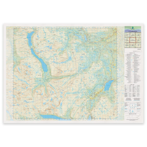 Kartverket - landkart (N50): 17-E Trollheimshytta