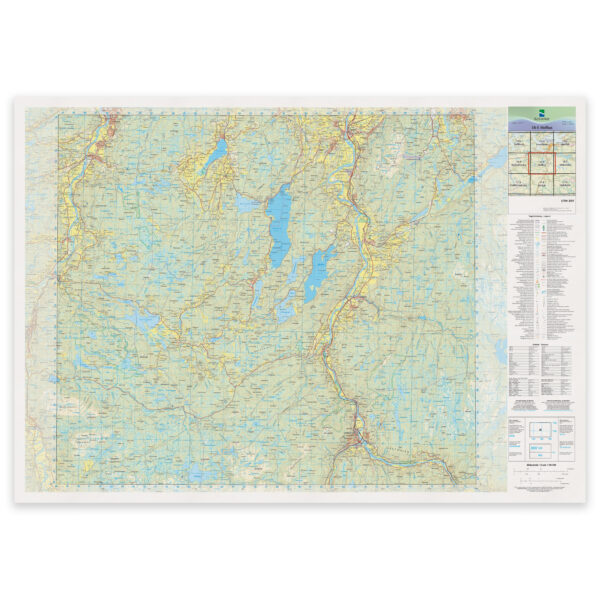Kartverket - landkart (N50): 18-E Melhus