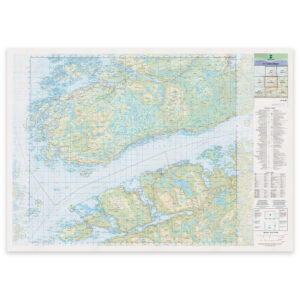 Kartverket - landkart (N50): 19-B Kjørsvikbugen