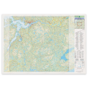 Kartverket - landkart (N50): 22-D Namsos