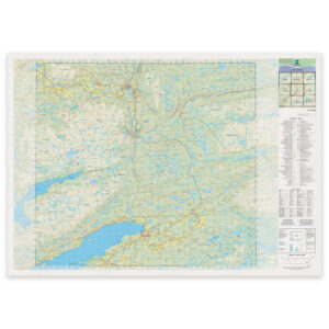 Kartverket - landkart (N50): 22-E Grong