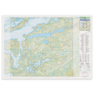 Kartverket - landkart (N50): 23-B Salsnes